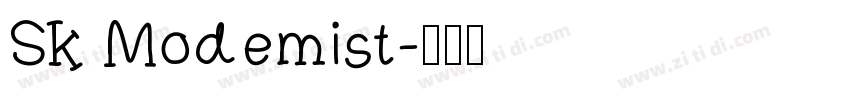 Sk Modemist字体转换